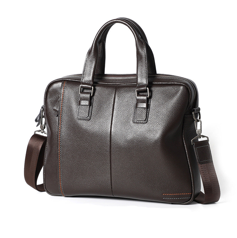 Monza 022 Erkek Hakiki Deri Laptop Çantası