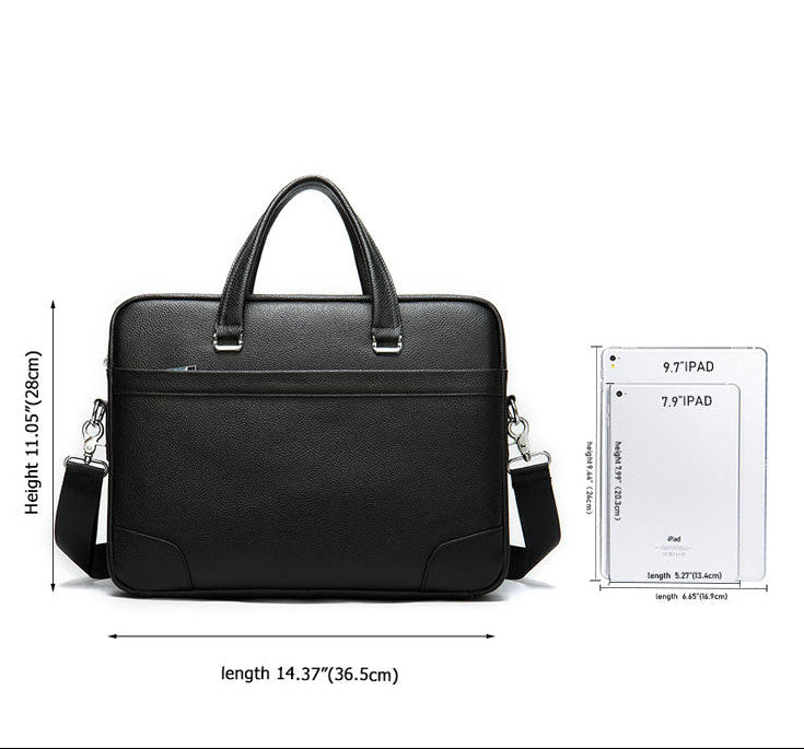 Monza 023 Erkek Hakiki Deri Laptop Çantası