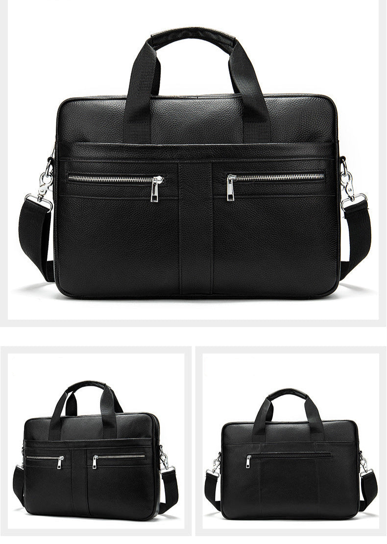 Monza 002 Hakiki Deri Laptop Çantası