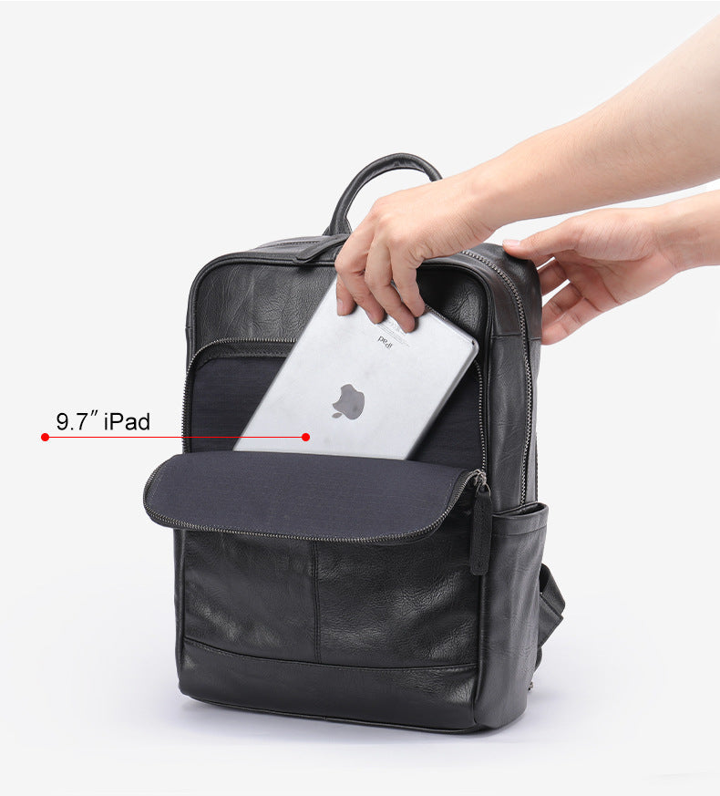 Monza 303 Hakiki Deri Erkek Sırt Çantası