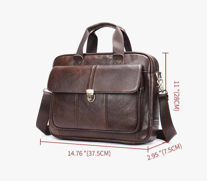 Monza 025 Erkek Hakiki Deri Notebook Çantası