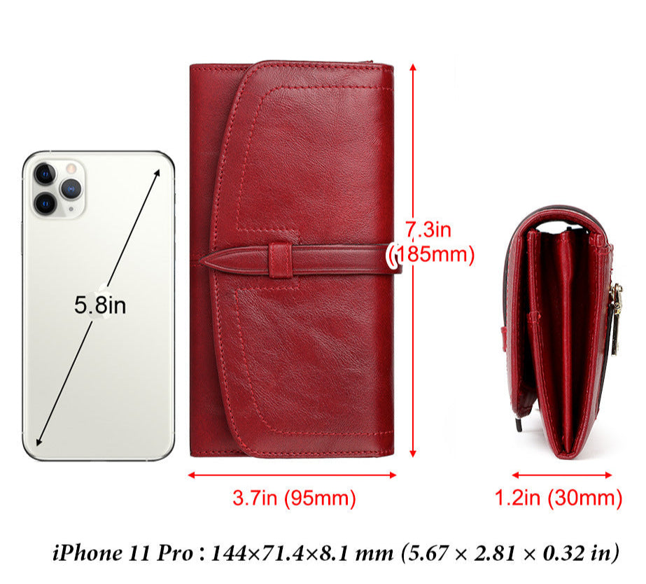 Vero 511 Hakiki Deri Kadın Cüzdanı