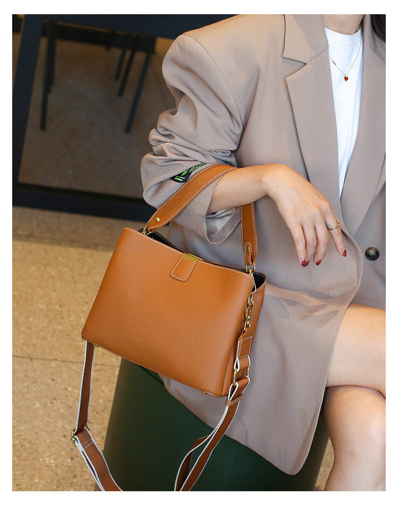 Vero 020 Hakiki Deri Kadın Çapraz Çanta