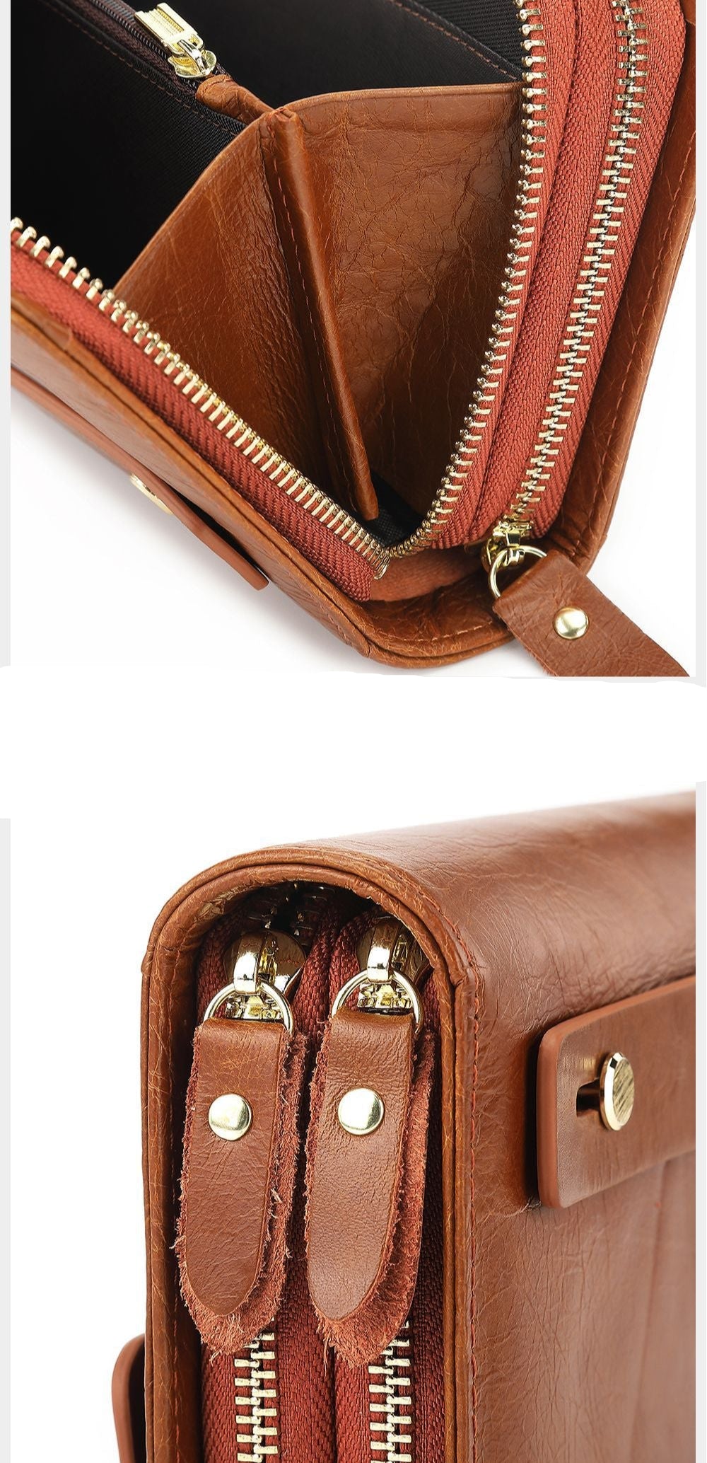 Monza 613 Hakiki Deri Erkek El Çantası