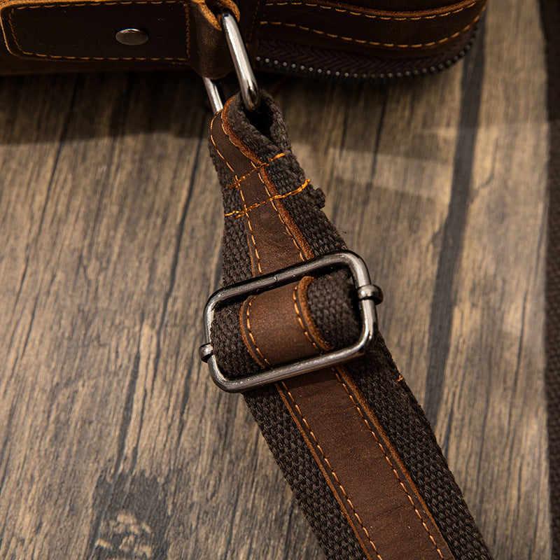 Monza 410 Hakiki Deri Erkek Omuz Çantası