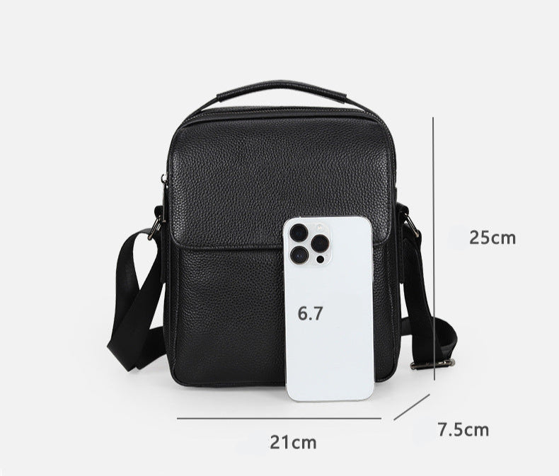 Monza 407 Hakiki Deri Erkek Omuz Çantası