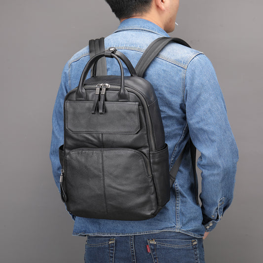 Monza 310 Hakiki Deri Erkek Sırt Çantası